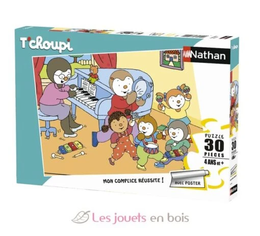 Puzzle T'choupi Musik Machen 30 Teile - Nathan -Brettspiele Angebote 863686 puzzle nathan t choupi fait de la musique puzzle 30 pieces