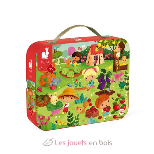 Puzzle Garten - Janod -Brettspiele Angebote j02663 janod puzzle mon jardin potager 36 pcs